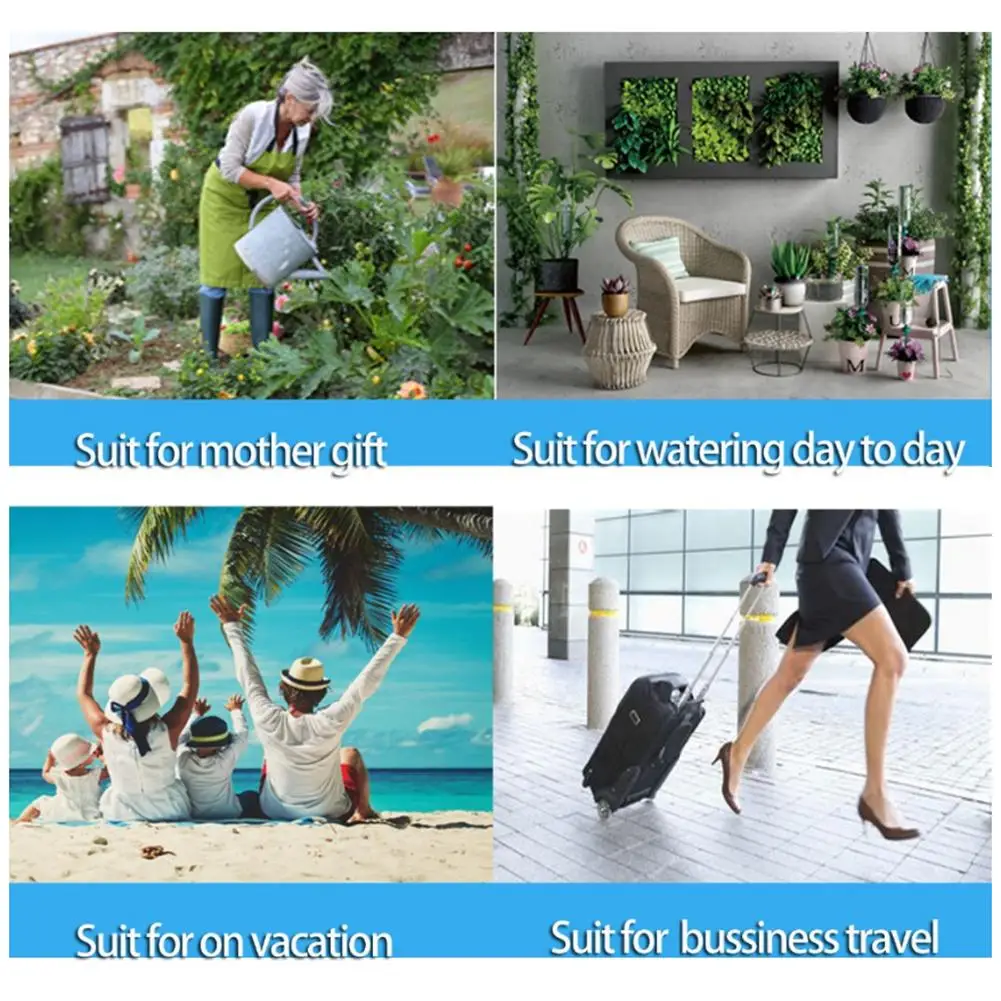 Garden 12PCs Plant Water Dispenser Automatic Watering Nail System Adjustable Water Flow Drip Irrigation Watering Equipment Kit