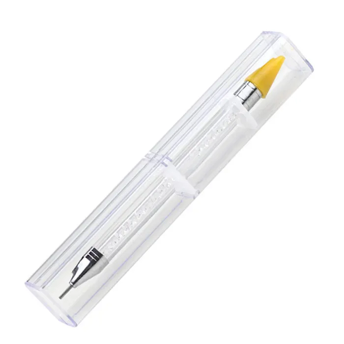 Двухсторонний воск для ногтей Cyrstal pick er Dotting Pen акриловая ручка Gem pick Up аппликатор инструмент ZG88