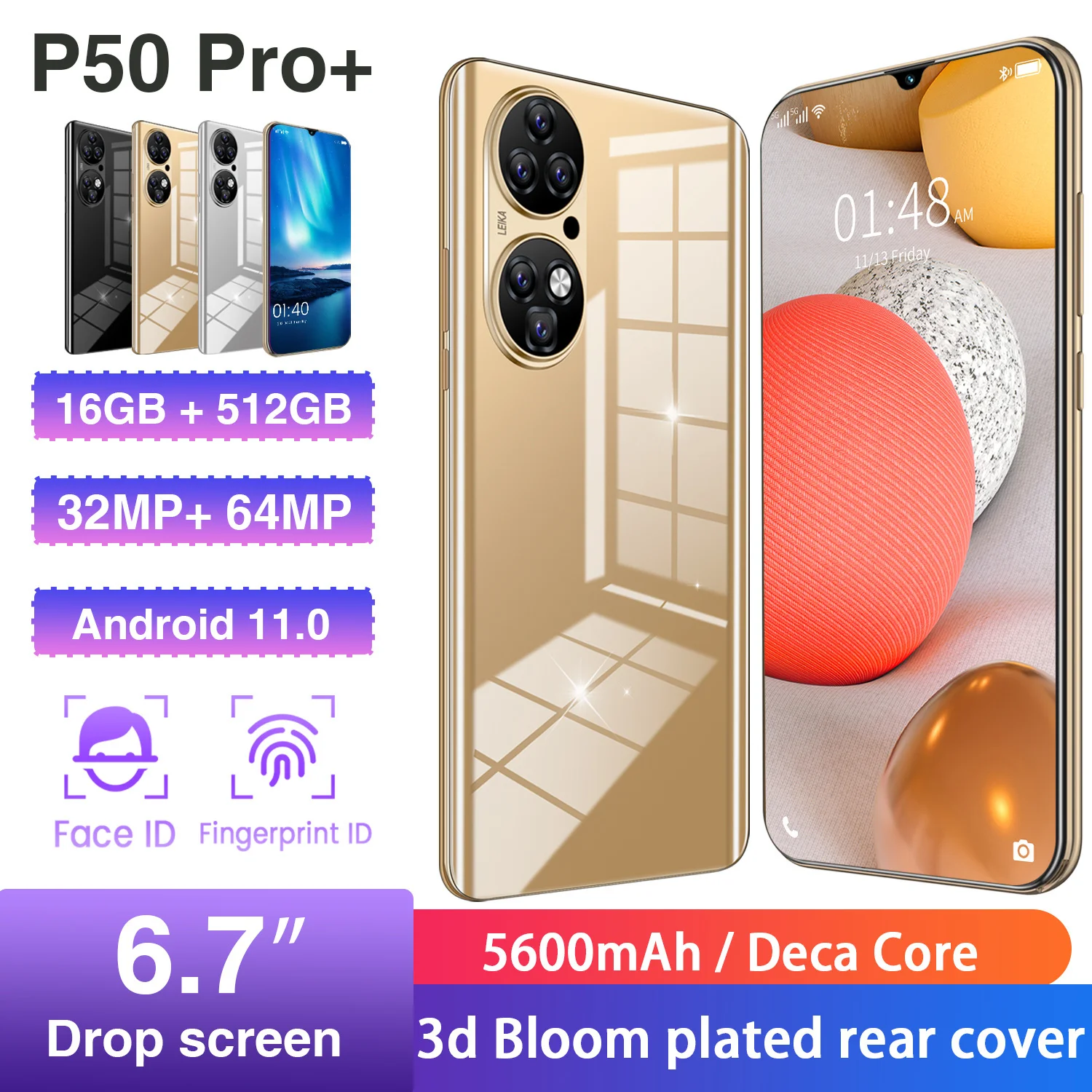 Smartphones Huawe P50 Pro + 6.7