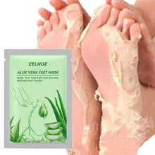 

Aloe Peeling Foot Mask Exfoliating Socks Scrub Pedicure Feet Skin Anti Crack Heels Smooth Remove Dead Skin Care Spa Patches 1Bag