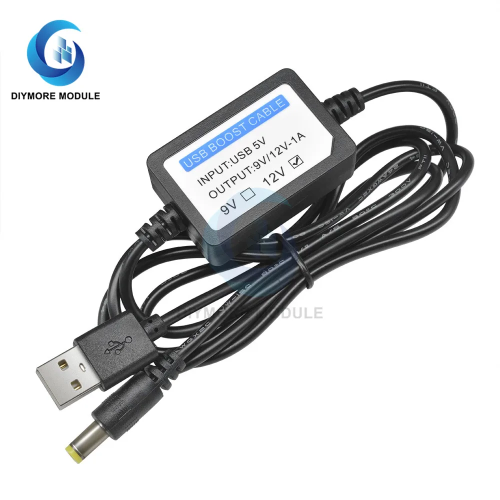 USBChargeCablePowerBoostAdapterDC5Vto9V12V1AVoltage