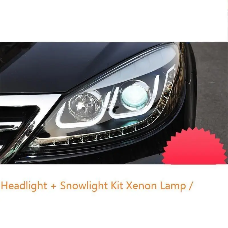 Запчасти в сборе, боковая Поворотная сигнальная лампа Automovil Luces Led Para Auto Drl, автомобильные фары 08 09 10 11 для Volkswagen Lavida