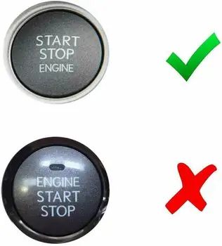 

Button Button Cover Cover For Lexus IS GS ES RC Red Push Start Brand new
