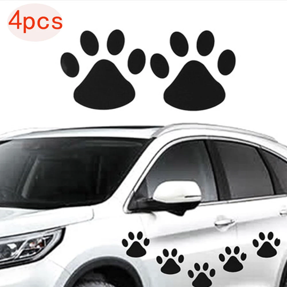 Stiker Mobil Gambar Tapak Kaki Panda Kreatif Cetak Kaki Kucing Anjing Mobil Stiker Aliexpress