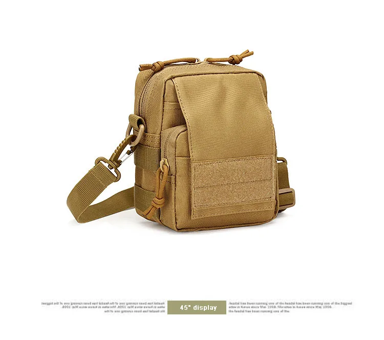 Tactical Shoulder Hiking Bag Men, Camping Travel Military Bag, Molle Croosbody Army Bag, Waterproof Climbing Waist Sport Bag