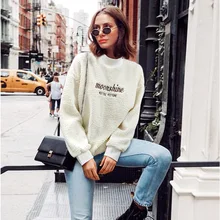 Осеннее и зимнее Новое Стильное платье большого размера, европейский и американский стиль, свободный крой, вышивка плюс бархат, свитер с длинными рукавами