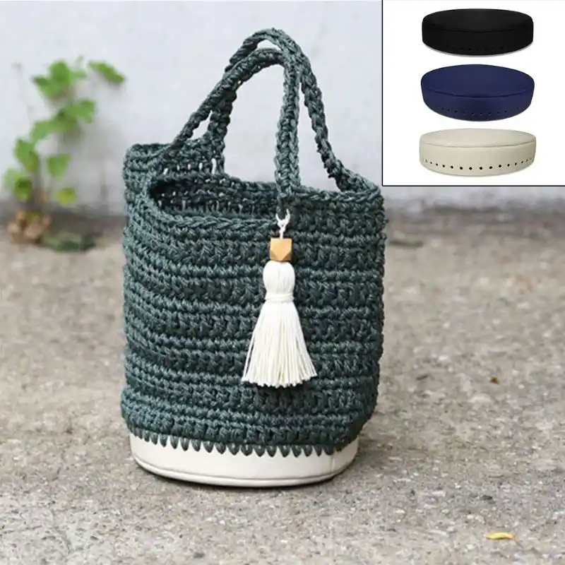 crochet craft bag