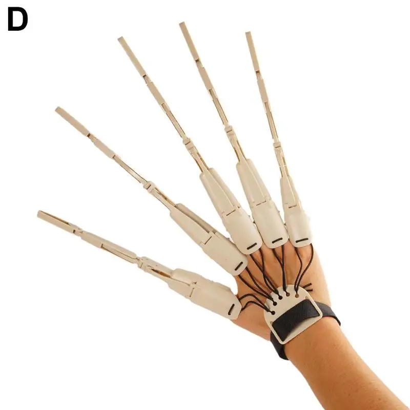 Halloween Creative Jointed Finger Gloves Flexible Joint Halloween Party Costume Accessories Gift Hand Model