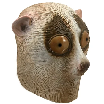 

Halloween Animal Mask Slow Loris Mask Masquerade Party Mask Performance Mask Full Face Mask Cosplay Props