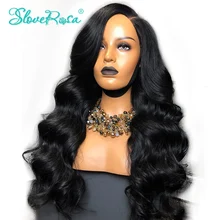 360 фронтальные парики из человеческих волос 150% плотность перуанские прямые волосы волнистые волосы для тела обесцвеченные парики вида шишка-пучок с предварительно сорванным Slove Rosa