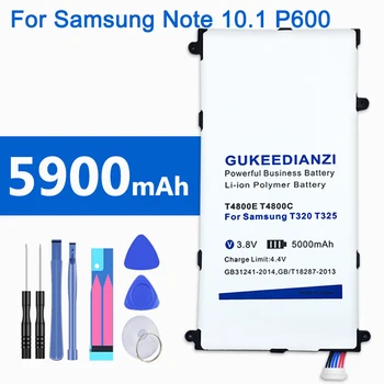 

GUKEEDIANZI Replacement Battery T4800E For Samsung Galaxy Tab Pro 8.4 in SM-T321 T325 T320 T321 Tablet Battery 5900mAh