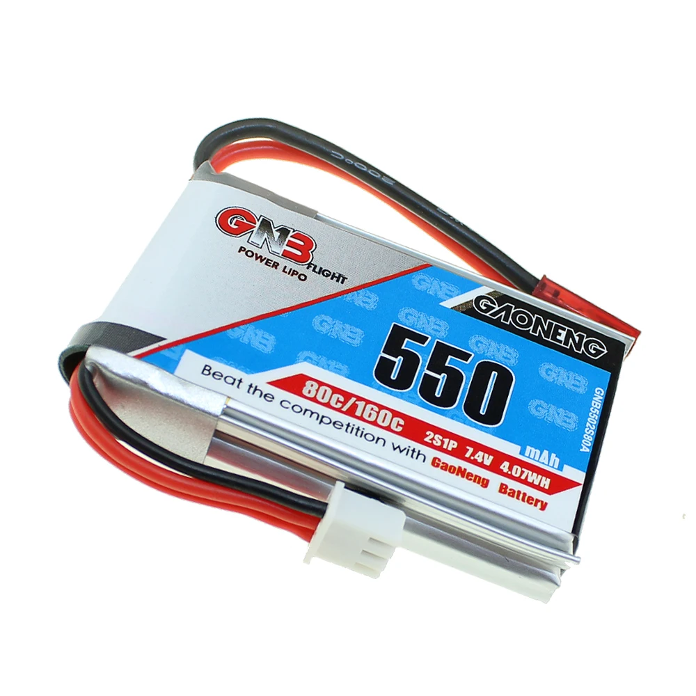 Gaoneng 2S 550 мАч 7 4 V 80C/160C Lipo Батарея JST XT30U F XT60U разъем для FPV мини гоночный автомобиль с