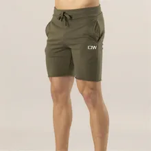 Новые модные мужские спортивные шорты с принтом, брюки с карманом, сетчатые спортивные штаны для бодибилдинга, фитнеса, повседневные мужские шорты для бега