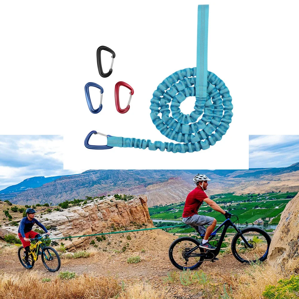 Corda da traino per bambini MTB corda elastica per bici da bambino |  Compatibile con tutte le Mountain Bike | Arrampicata più facile | Carico  nominale 500lb|Trainers \u0026 Rollers| - AliExpress