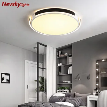 

Modern round ceiling lamp bedroom led ceiling lights living room white shade simple ceiling lamps dining led kitchen fixtures