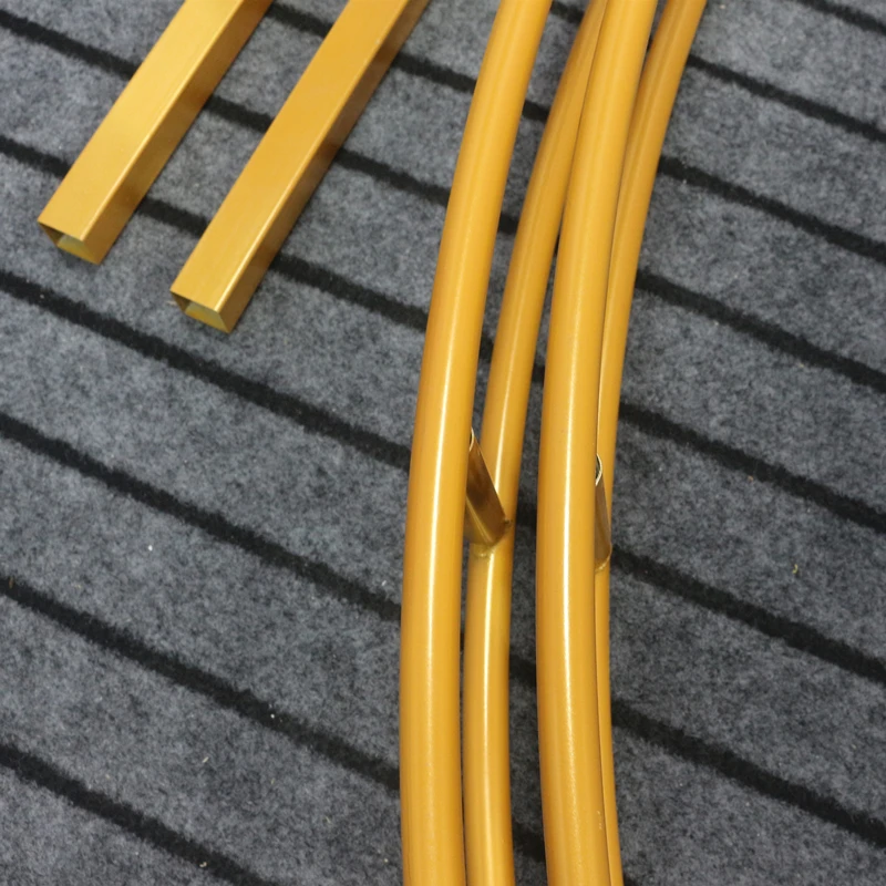 JAROWN Wedding Party Props Backdrop Iron Arch Stand Decor Double Round Ring Arch Frame Decorative Flower Arch Door Decoration (12)