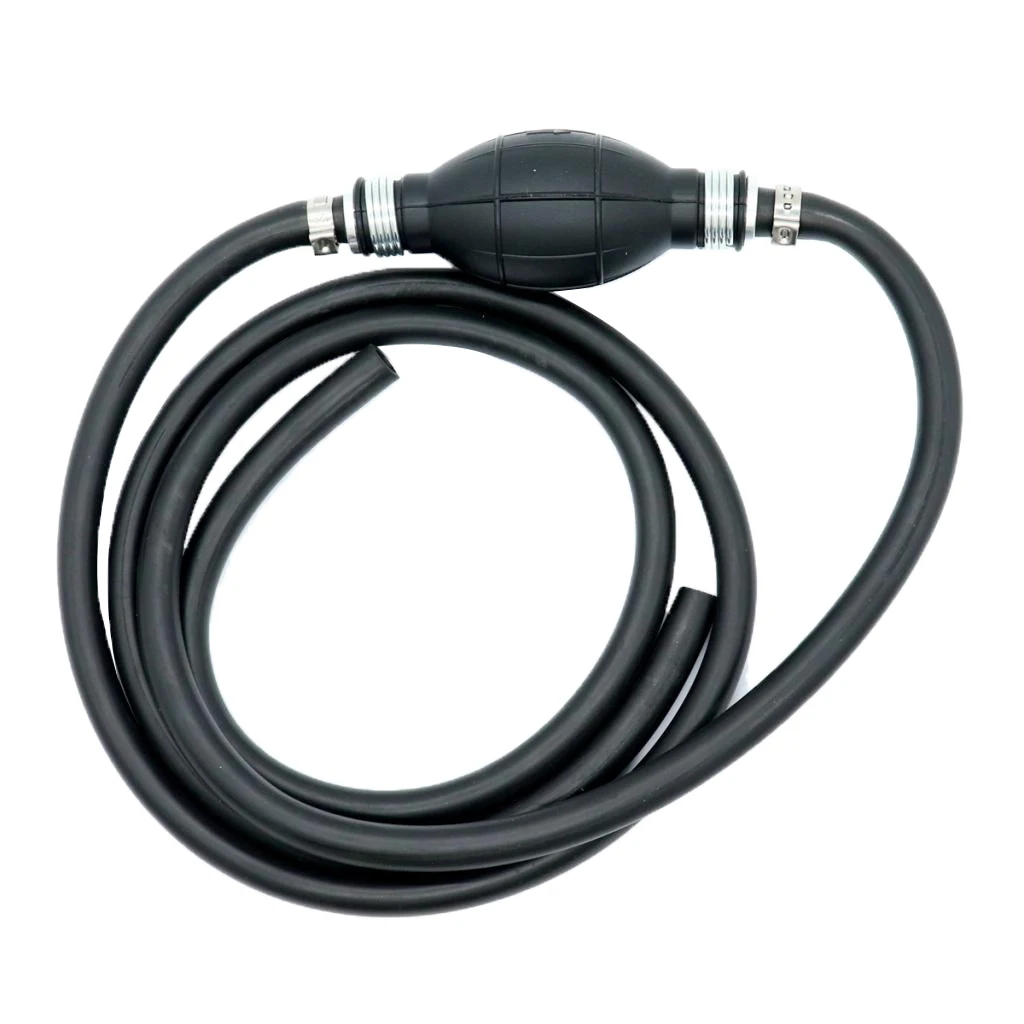Auto Replacement Rubber Hand Diesel Primer Pump w/ Pipe Hose Manual Fuel Delivery AP3736