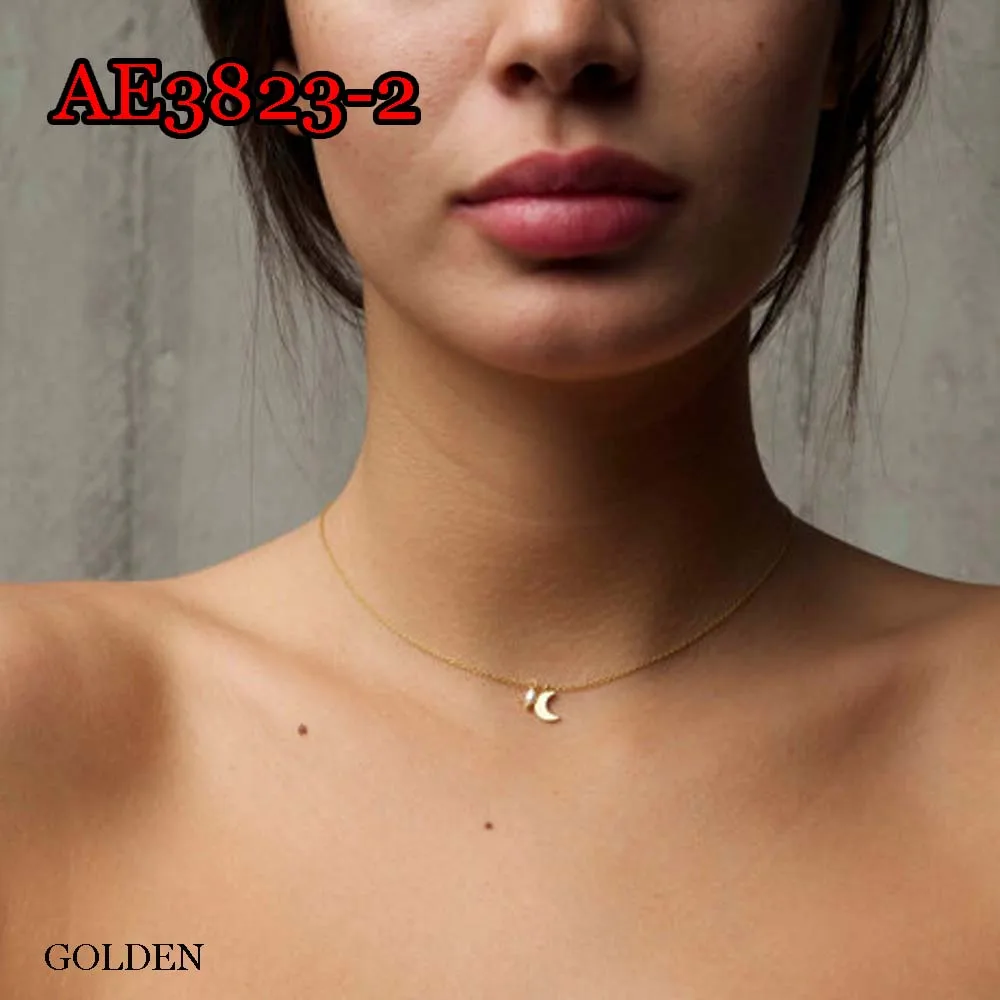 Ожерелье чокер с подвеской в виде Луны звезды сердца|Ожерелья подвеской| |