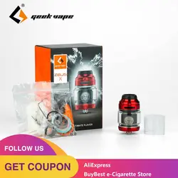 GeekVape Zeus X RTA 4,5 мл/2 мл емкость бака поддерживает одинарную/двойную катушку здание электронная сигарета Vape Танк против Zeus dual/AMMIT MTL