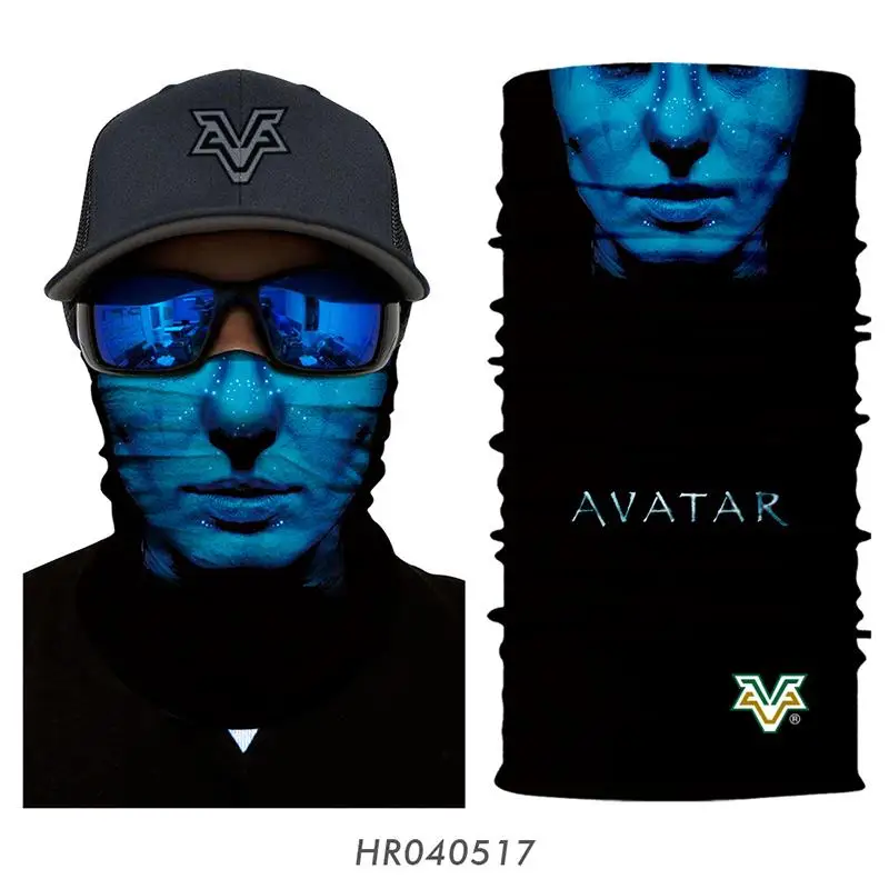 HR040517 3D Аватар велосипедная повязка бандана Marvel Star War повязка на шею для езды на мотоцикле маска для лица труба шарф вампир Лыжная маска для лица - Цвет: HR040517