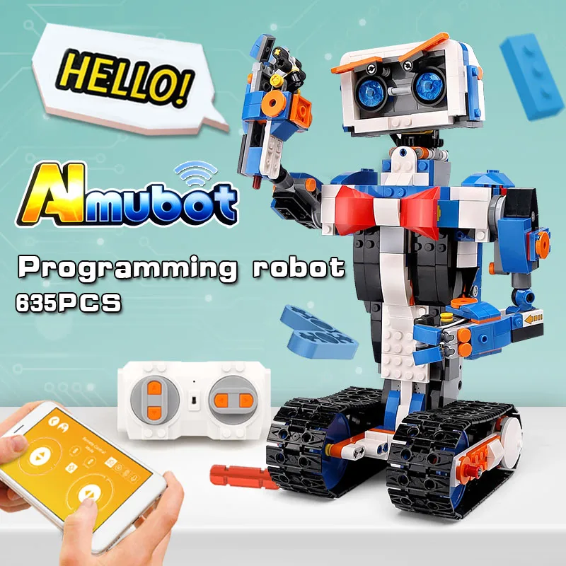 Preise Idee intelligente programmierung roboter Boost WALL E Spielzeug Modell Gebäude set Selbst Verriegelung Ziegel Blöcke kompatibel legoing 17101 spielzeug