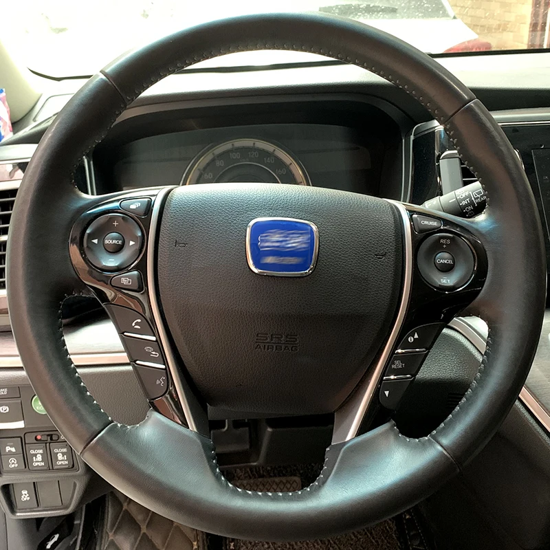 JDM красная эмблема значок на руль для Honda JAZZ Accord Civic FC1 FK7 Odyssey CRV CITY FIT GE8 GK5 S2000 CRZ наклейка