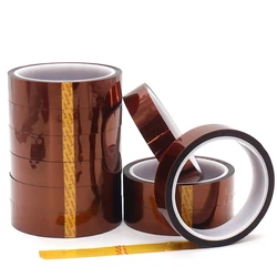 PET Insulated Resistance High Temperature Insulation Adhesive Tape 33 Meters Long Tawny