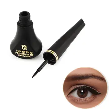 1pcs Black Liquid Eyeliner Pencil Fast-dry Smooth Eye Liner Pen Smudge-proof Eyeliners Eyelid Enhancer Brush Eyes 1