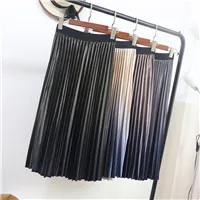 Mooirue-2019-Women-Velvet-Pleated-Skirts-Autumn-Gradient-High-Waist-Elastic-Korean-Style-Streetwear-Vintage-Women