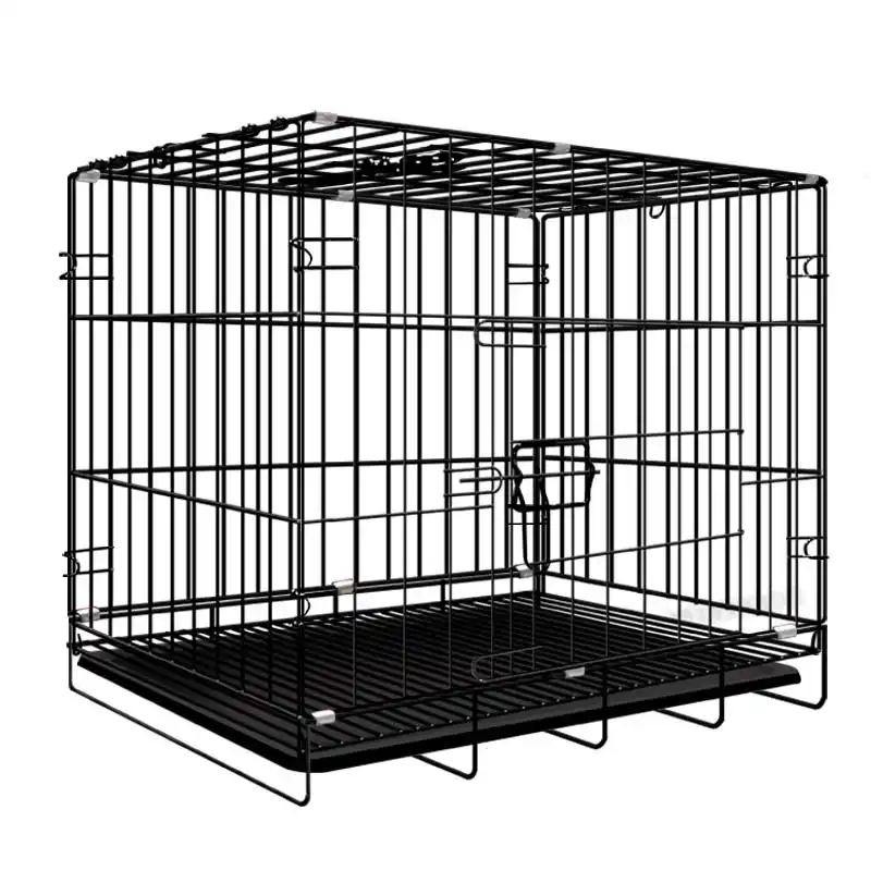 Cage En Fil De Fer Grand Chien Chat Cage Epaisse Cage En Fer Cage Pliante Maison Pour Animaux De Compagnie Nid Aliexpress