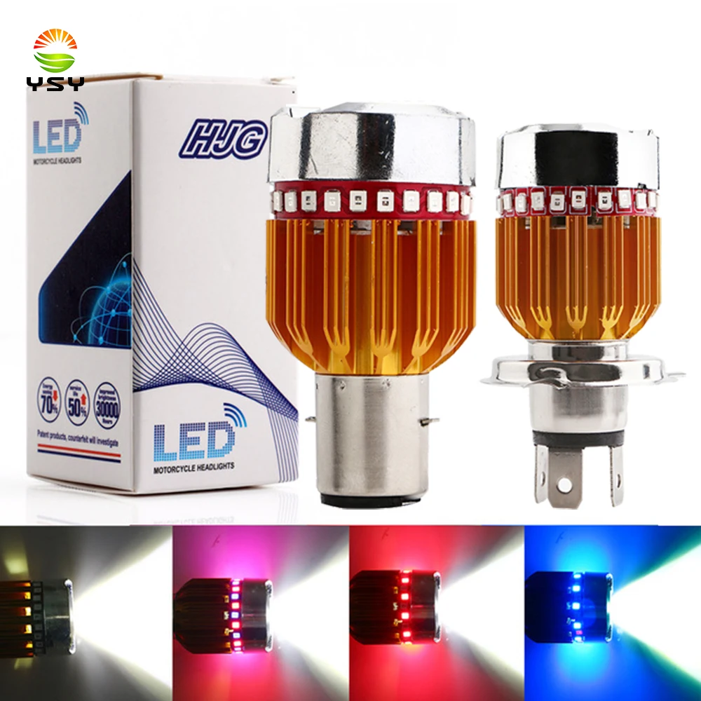 RGB Стробоскоп 9 Вт Белый дальний/ближний свет H6 BA20D H4 противотуманная фара