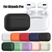Силиконовый чехол для Apple Airpods Pro Наушники для AirPods Pro чехол Беспроводная Bluetooth гарнитура чехол противоударный чехол для Airpods 3