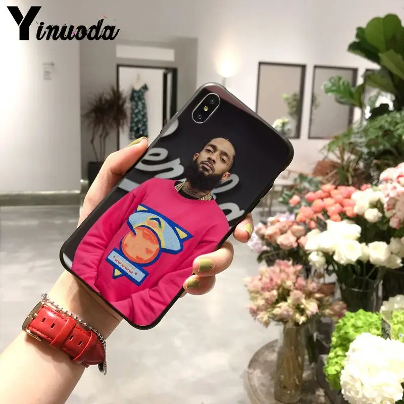 Yinuoda Рэппер Nipsey Hussle Coque Shell чехол для телефона Apple iPhone 8 7 6S Plus X XS MAX 5 5S SE XR 11pro max мобильный чехол