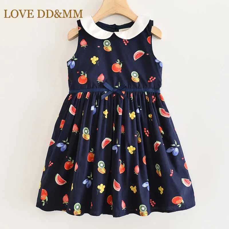 LOVE DD&ampMM Girls Dresses 2022 New Children's Clothes Sweet Fruit Lemon Princess Kids For Clothing Costume | Детская одежда и
