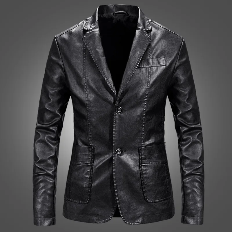 

MEN'S Leather Coat Multi-color Warm Washing Leather Coat Hot Selling Leather Jacket Youth Coat