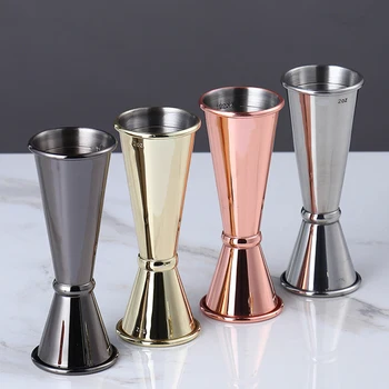 

Jigger Cocktail Measure Cups Stainless Steel Japanese Bar Jigger Double Spirit Cocktail Measuring Cup For Home Party Bar Tool