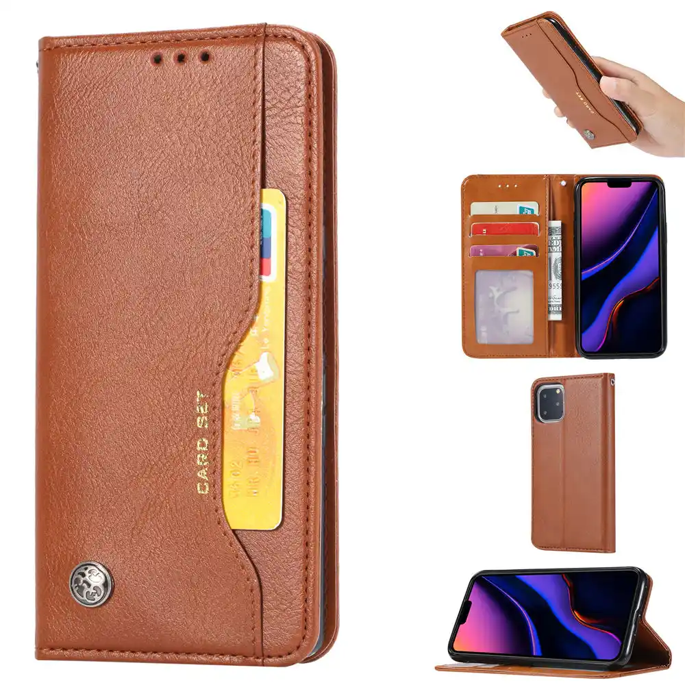 Роскошный чехол книжка для iPhone 11 Pro Max Xr X Xs 8 7 6 6s plus кожаный бумажник держатель карт