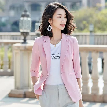 

Small Suit Coat Female 2020 Slim Fit Slim Temperament Ol Occupation Suit Top Chao Yzh8822