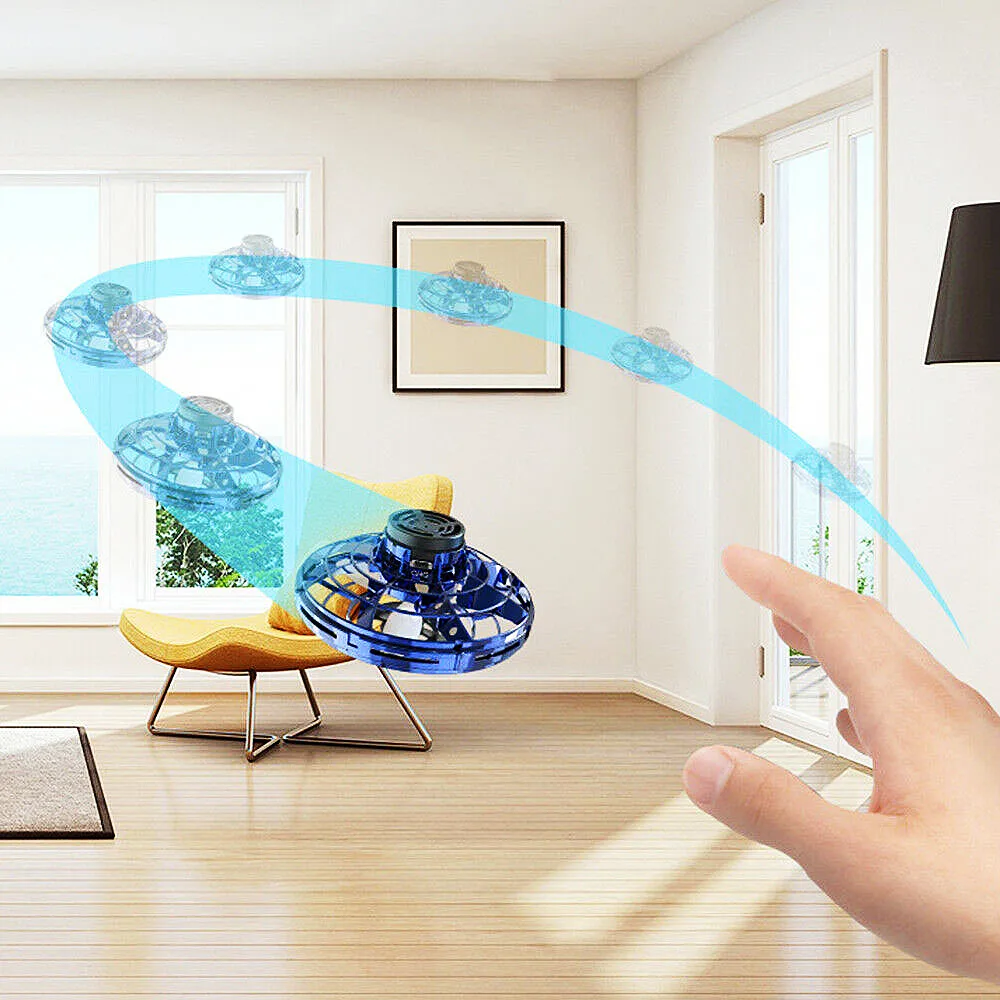 Flynova Drone Fly Spinner Kids Children Adult Fidget Toys Mini UFO Flyorb Flying Spinner Dropshipping 3
