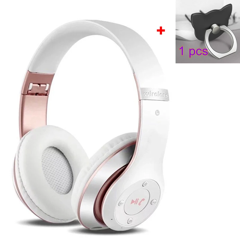 Style 5 CHTUN 6S Беспроводные Bluetooth 4,2 наушники складные аудио Hifi стерео бас гарнитура с микрофоном Поддержка TF карты FM радио - Цвет: Style 5