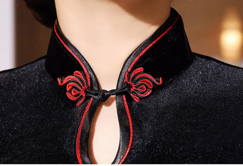 Sheng Coco винтажные элегантные длинные Qipao Павлин цветы велюр вышитые Cheongsam женские традиционные китайские платья Шанхай