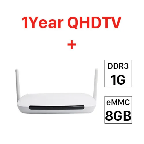 Leadcool QHD tv IP tv Box 1 год подписки Европа французский итальянский 1300 каналов RK3229 четырехъядерный Android 8,1 Арабский IP tv коробка - Цвет: 1G 8G 1year QHDTV