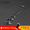 Exceepand 9 PCS Casting Fishing Rod Guide Stainless Steel Frame Baitcasting Eye Line Ring for Fishing Rod Building or Repair ► Photo 1/6