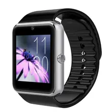 Reloj inteligente Android GT08 con cámara Bluetooth 4,0 reloj de pulsera compatible con tarjeta Sim TF reloj inteligente GT08 A1 DZ09