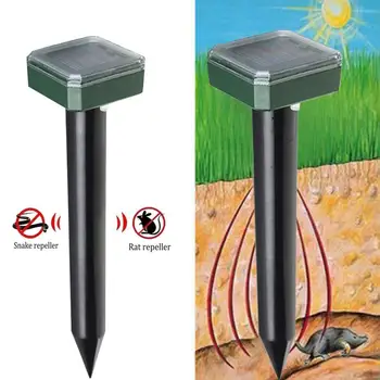 

400-1000（HZ) Eco Friendly Electronic Ultrasonic Mouse Repeller Solar Power Repeller Ultrasonic Rat Repeller Yard Gopher