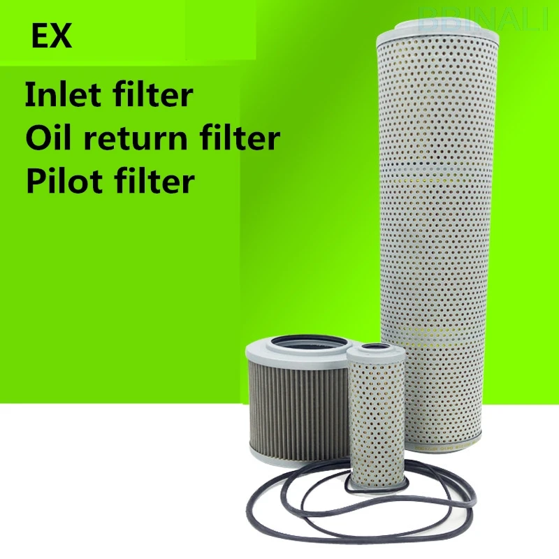 EX all Для HITACHI ZX EX120/200-6-3-5 Экскаватор Гидравлический масляный фильтр обратно в масляный фильтр сетка пилот экскаватор аксессуары - Цвет: EX all