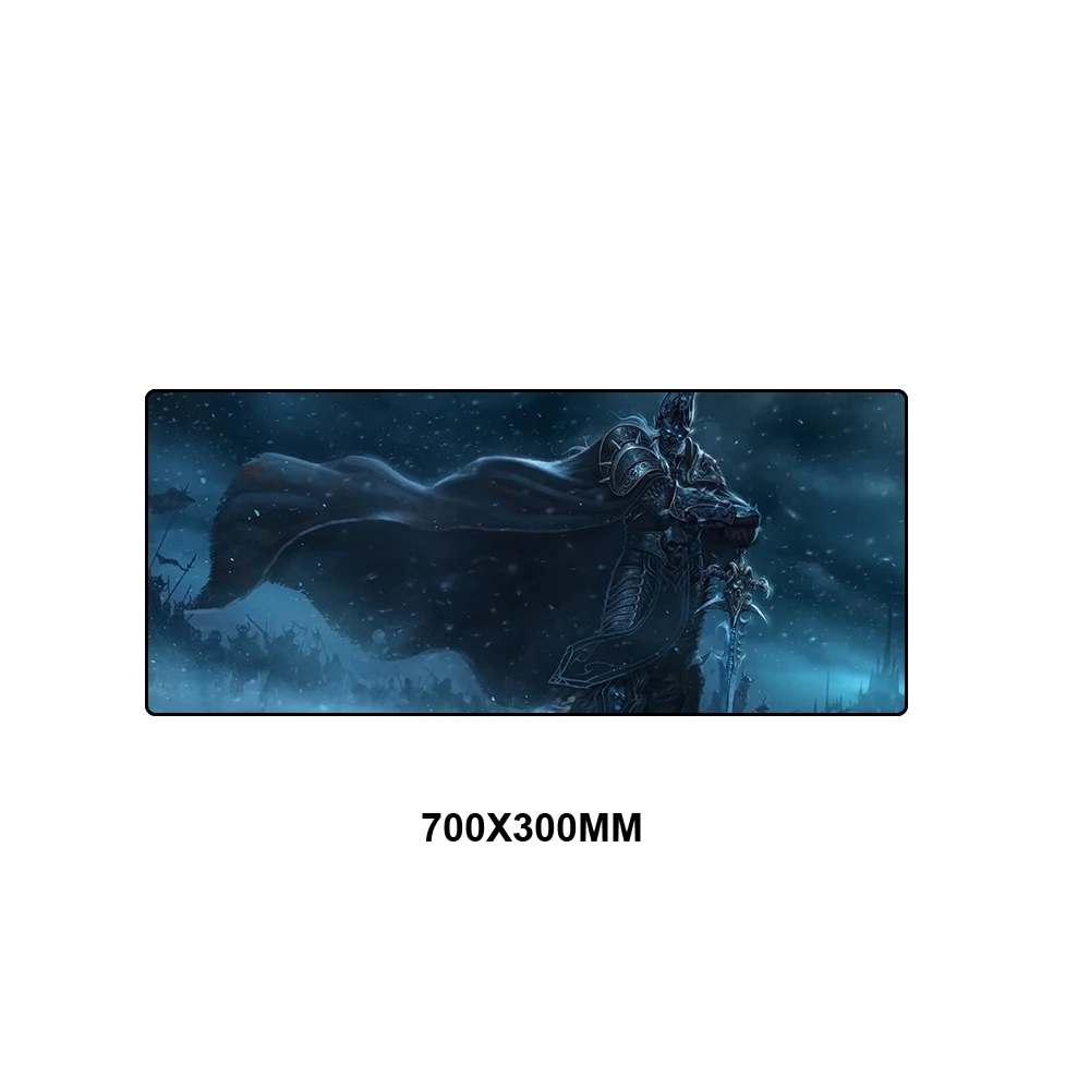 Игровой коврик для мыши World of Warcraft коврик для мыши большой Противоскользящий XL клавиатура большой Настольный коврик для мыши для геймеров ноутбук резиновый коврик для ноутбука - Цвет: Цвет: желтый