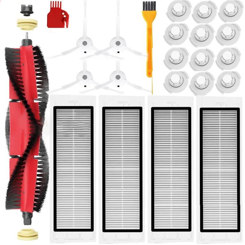 10 шт./13 шт./23 шт. Roborock Запчасти для пылесоса съемные роликовые ЩЕТОЧНЫЕ аксессуары для Mi Xiaowa Roborock S5 S6 пылесос - Цвет: 23pcs