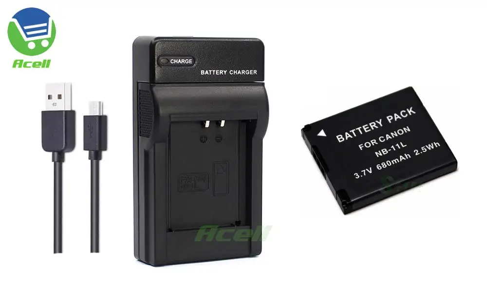 NB-11L NB-11LH Battery for Canon PowerShot SX430 SX420 SX410 SX400 IS A3500 IS IXUS 285 275 265 HS IXUS 190 185 180 Camera - Цвет: 1Battery 1Charger