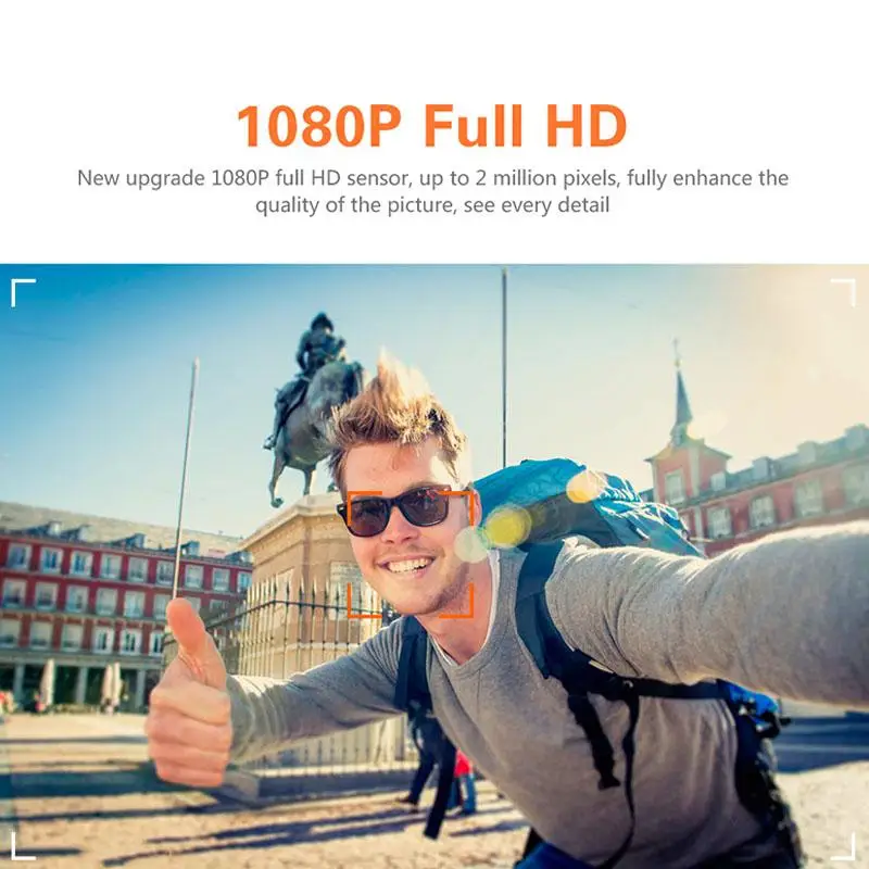 Metermall мини-камера видеонаблюдения, Портативная Hd 1080P камера с углом обзора 140 °, камера ночного видения с масштабируемой памятью 32G мини-камера